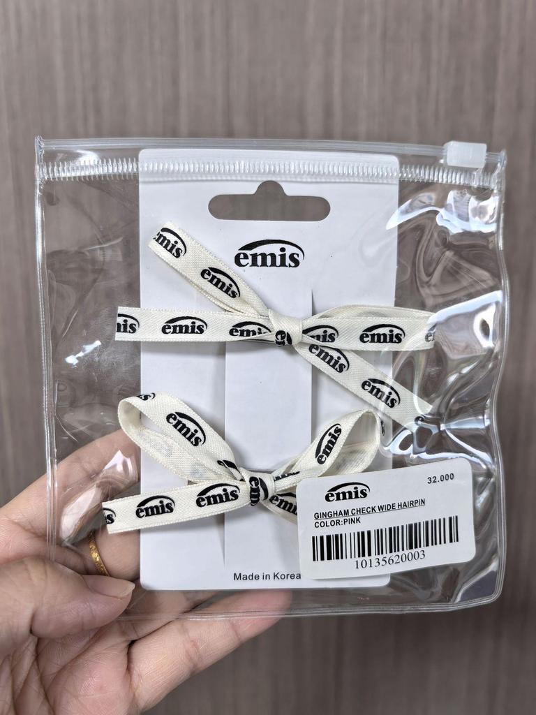 Korean Plaid BB Hair Clip for Women - Chic Forehead, Bangs, and Side Styling Accessory