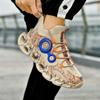 Модная мужская спортивная и повседневная обувь Fly Woven Breathable Blade Shoe High Elastic Running Shoes Large Size Non-Slip Men Basketball Shoes