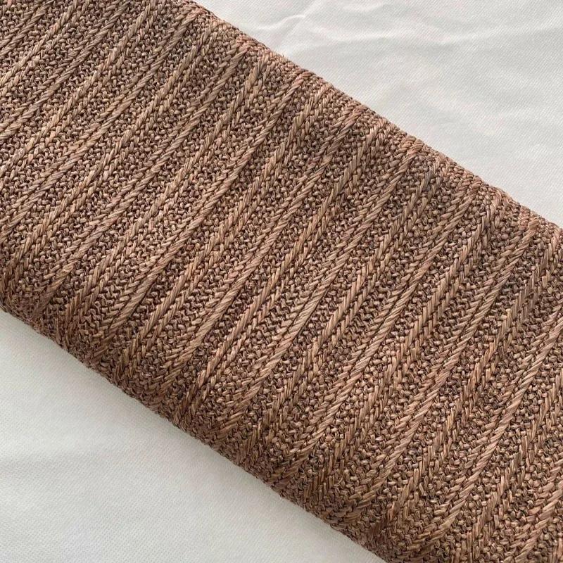 1 ярд экологически чистой полипропиленовой рафии тканой ткани дышащая ручная работа полипропиленовая соломенная ткань ручной вязки материал для пляжной соломенной сумки
