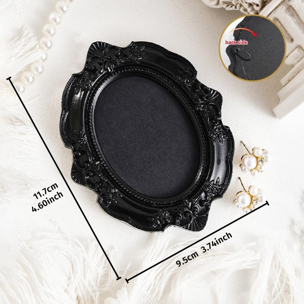 Hanging Mini Photo Frames Resin Photographic Props Memory Display Frames Glass-Free Baroque Ornate Decorative Frames Home Decor