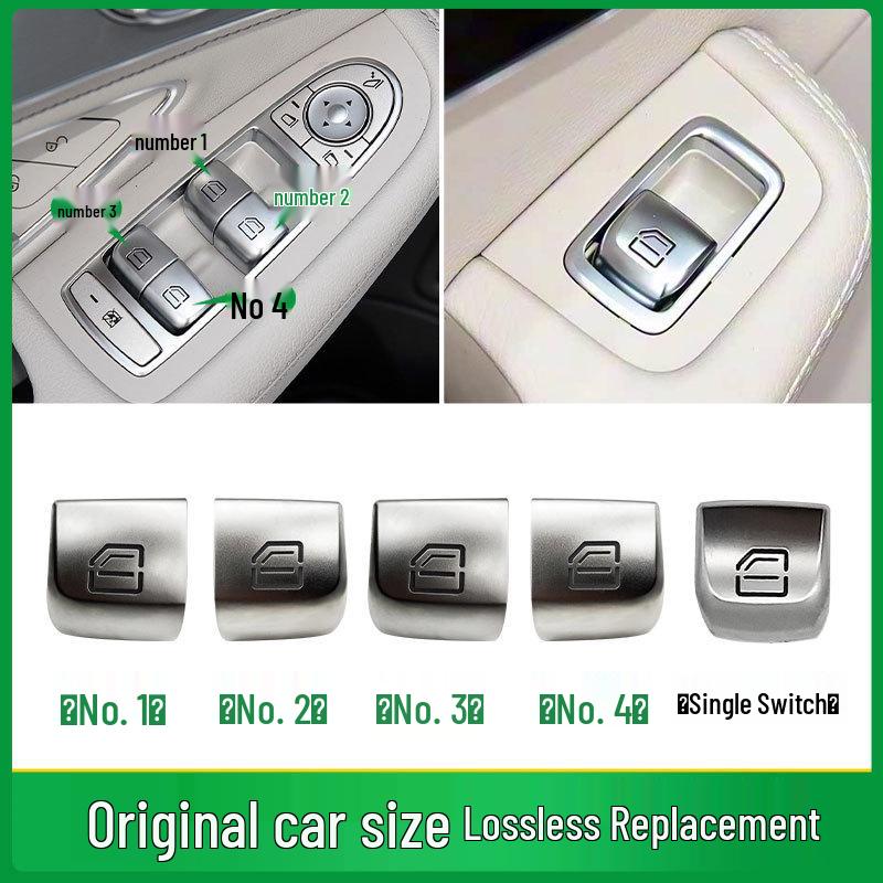 Premium Glass Lifter Switch for C-Class GLC W205 W253: Original Car Window Button