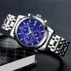 Новые роскошные мужские часы ТОП-бренда с коробкой, модные мужские многофункциональные автоматические мужские механические часы