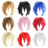 Wig Men's Short Spiky Layered Hair Composes A Halloween Anime Role-Playing Wig