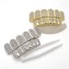 Unisex 72-Diamond Gold Hip-Hop Fashion Grillz Set