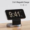 3 в 1 магнитная беспроводная зарядная подставка для iPhone 15 14 13 12 Pro Max iWatch AirPods Station Dock MagSafe Fast Charging Station