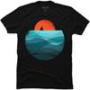 Мужская футболка Design By Humans Ocean Wave от radiomode - -