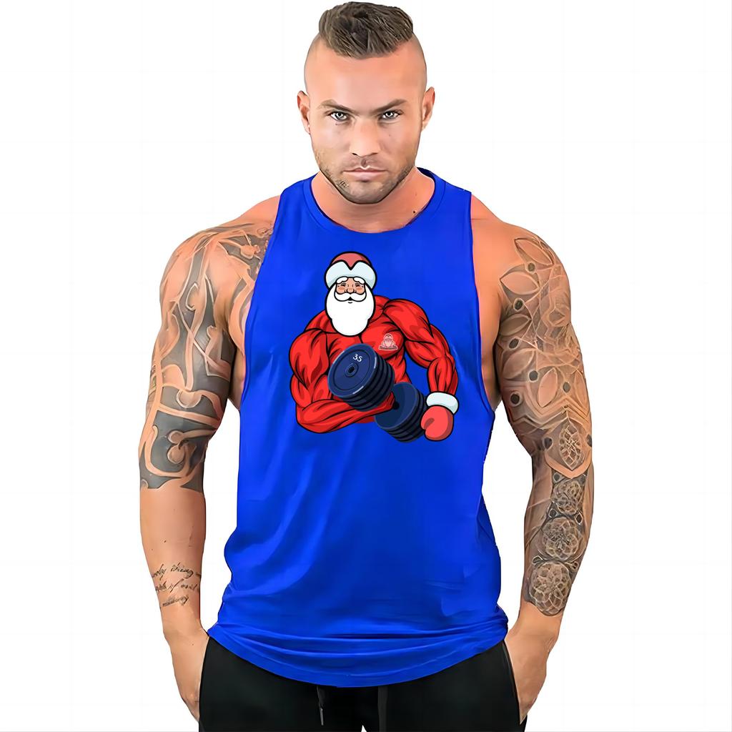 Жилет спортивный мужской модный многоцветный спортивный костюм с принтом, удобный легкий дышащий быстросохнущий жилет