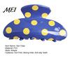 Long-lasting Hair Clip Claw for Women, Dot Printing Shower Clip, Anti-slip Teeth Shark Smooth Edge Claw, Comfortable Fit Accessory Long Short
