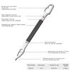 Универсальный гаечный ключ Torx 6-22 мм, регулируемый двухсторонний гаечный ключ Torx, самозатягивающийся гаечный ключ для очков, многоцелевой ручной инструмент