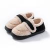 Women's High-Heeled Cotton Slippers: Velvet-Lined, Thick-Soled, Warm, Comfortable, Outdoor Fur Boots for Autumn/Winter.