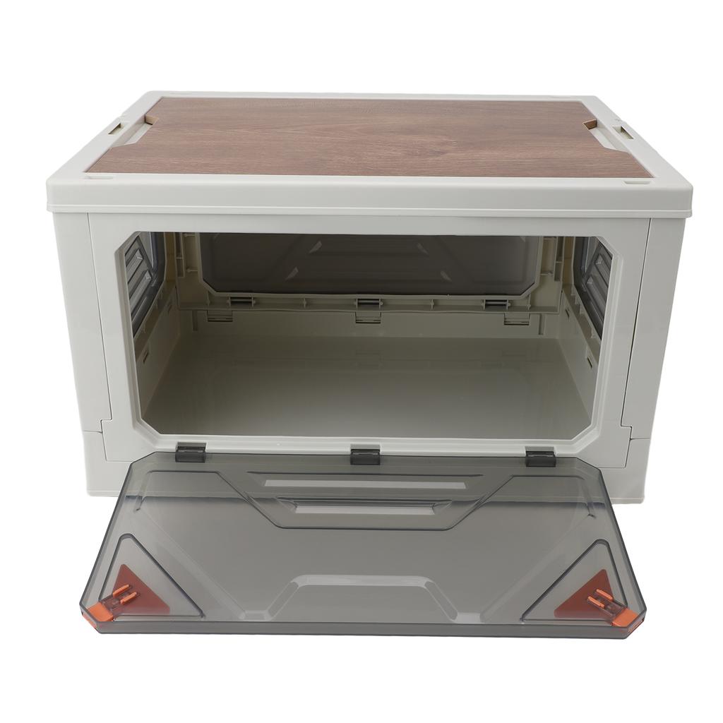 Складные штабелируемые контейнеры для хранения, многоцелевые пластиковые контейнеры для хранения большой емкости с крышками для Campin