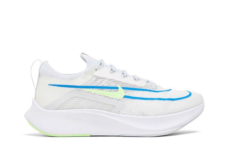 Men's Sneakers Nike Zoom Fly 4 Summit White Imperial Blue Lime Glow