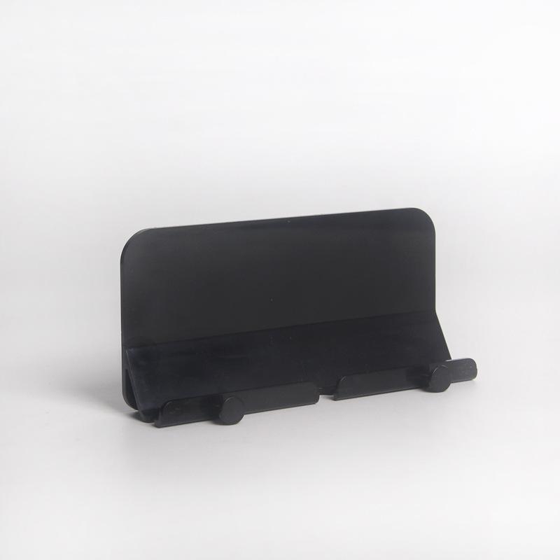 Wall Mount Mobile Phone Bracket Holder Punch-Free Self Adhesive Wall Storage Shelf Toilet Kitchen Pasted Wall Phone Tablet Stand