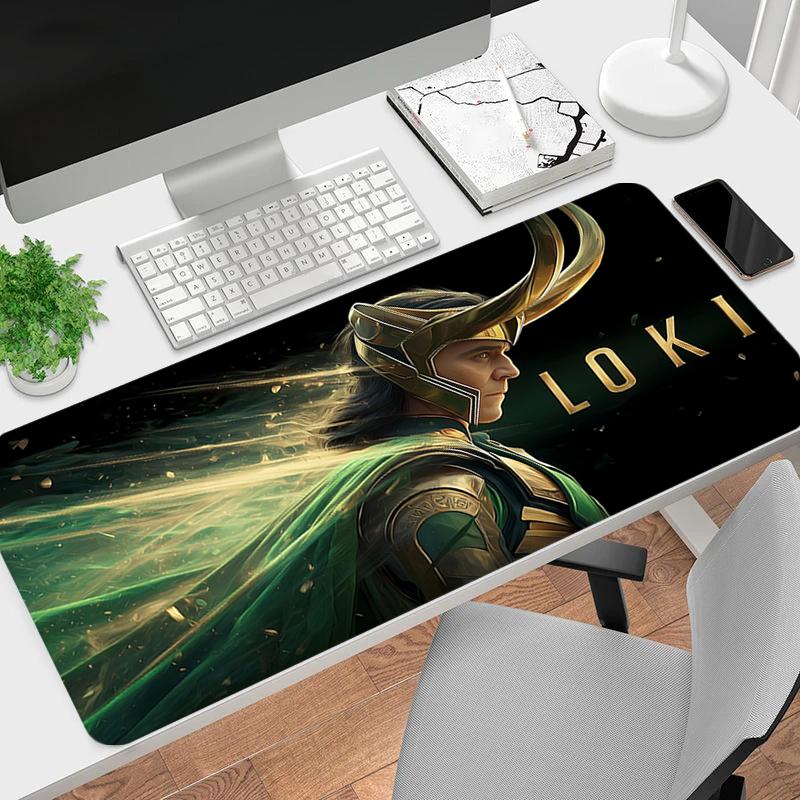1Pc Loki'S Cosmic Journey Gaming Mouse Pad Keyboard Desk Mat Non-slip Rubber Lock Edge Waterproof Computer Mousepad for Office Home Decor S1313
