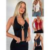 New Summer Casual Temperament Slim Fit Sexy Vest T-Shirt Sleeveless Suspender Versatile Top Strapless Women