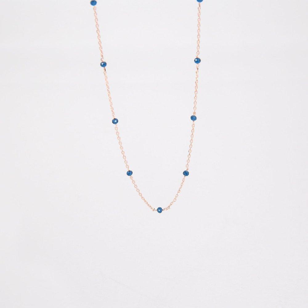 [Джуди и Пол] Ожерелье Gloria Blue Diamond из розового золота N52220