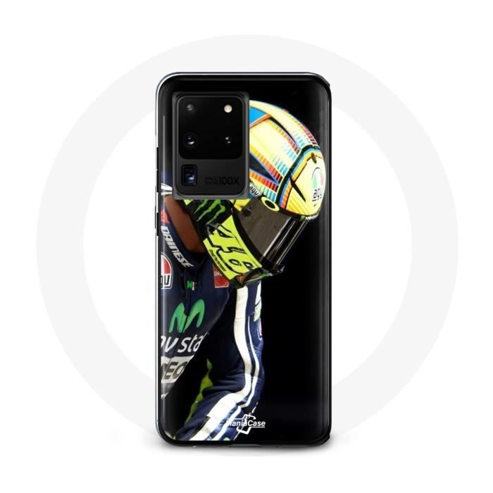 Coque - Valentino Rossi - Samsung Galaxy S20 Ultra - Souple - Noir - Protection