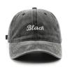 Outdoor Personalized Street Travel Baseball Cap Spring and Autumn Washed Embroidered Cap