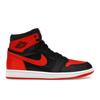 Air 1 Retro High OG Satin Bred 2023 Women Sneakers Black University-Red White FD4810-061
