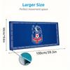 Коврик для мыши Crystal Palace FC Кружевной Однотонный Большой Игровой Коврик для Стола Нескользящий Коврик для Ноутбука Планшета XXL Коврик Мини-ПК Игровой Коврик С Защищенным краем