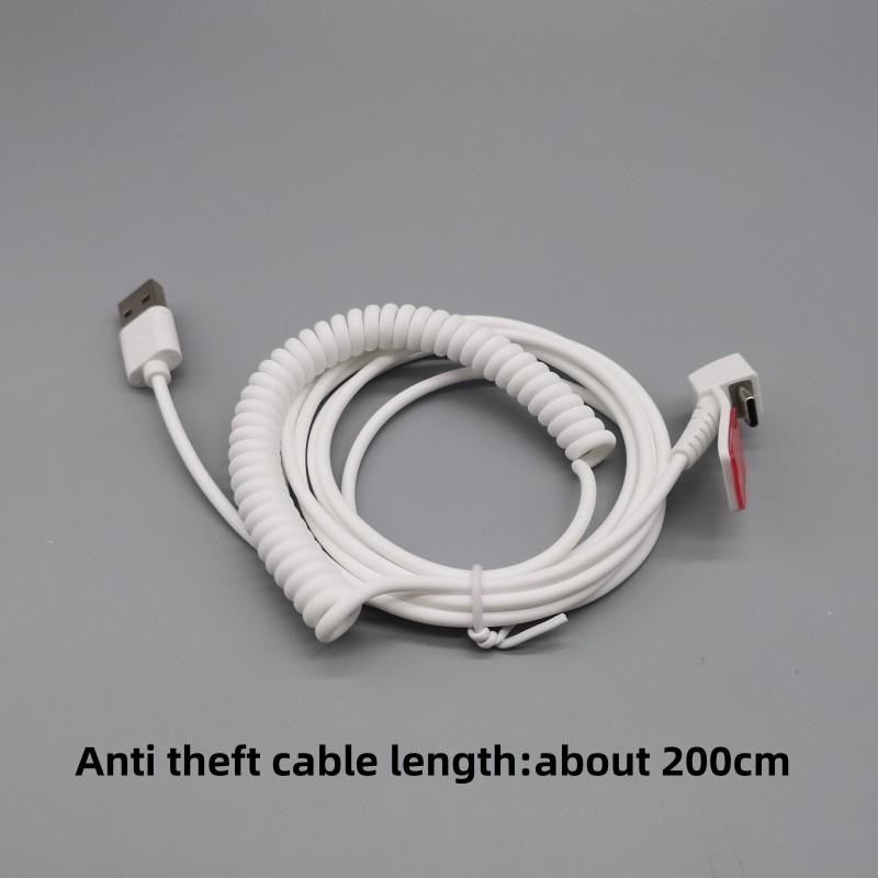 6 8 10 Ports Mobile Phone Security Alarm System Anti-Theft Holder Centralized Display Box Acrylic Stand for Charging Cables