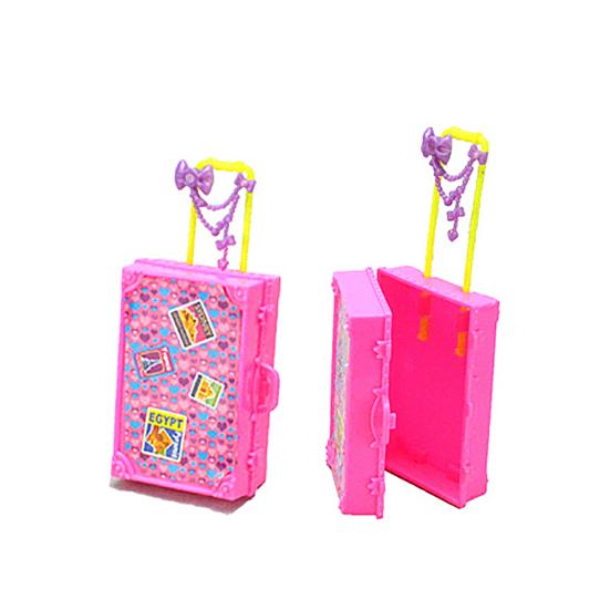 Пластиковая дорожная коробка для кукол DIY, детская мебель для девочек, ролевые игры, игрушки