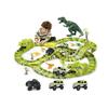Toys - Dinosaur Play Set - 260 Tracks - 7 Dinosaurs - Educational Gift