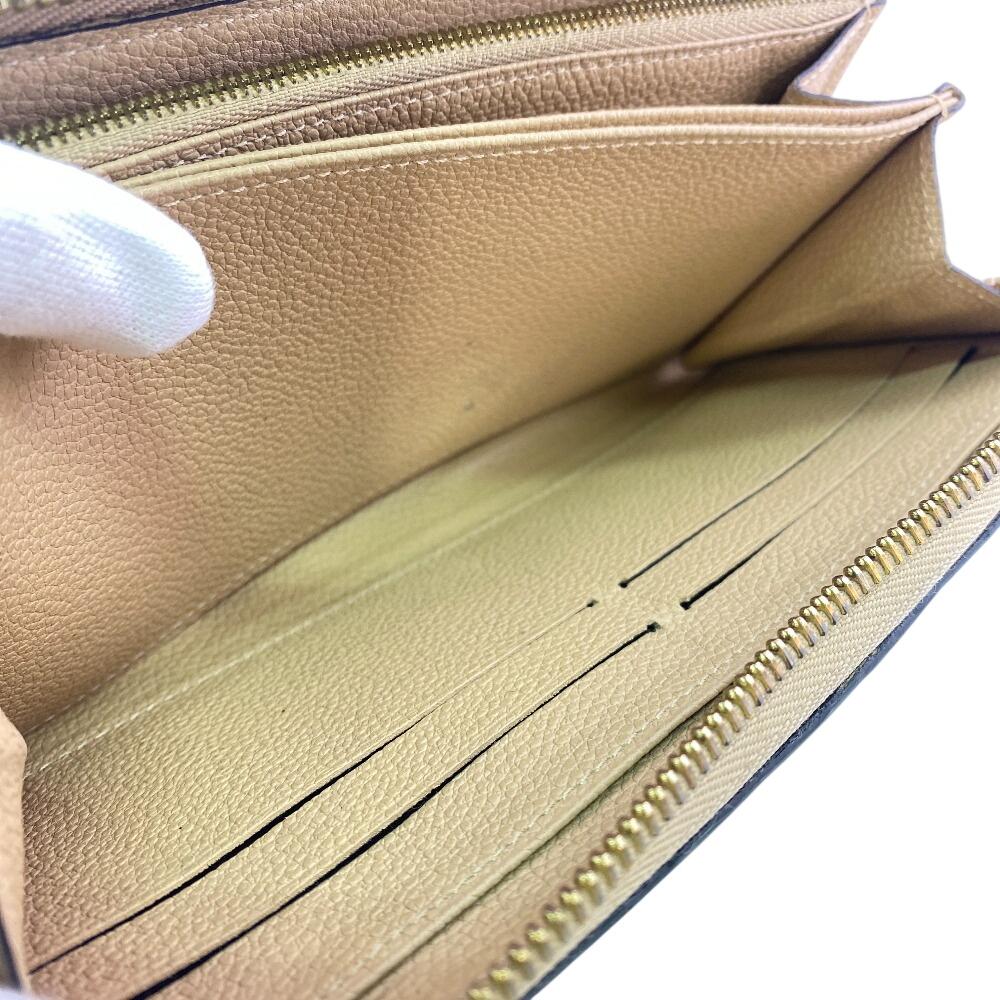 Louis Vuitton M69034 Кошелек на молнии с монограммой Unplant Monogram Ann Platt Zippy кошелек Сумка-кошелек бежевый Monogram Ann Platt Б/у