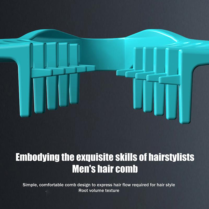 Объемная расческа с широкими зубьями для укладки волос Инструменты для завивки Пушистая текстура Для мужчин Идеально подходит для всех типов волос Инструменты для укладки волос