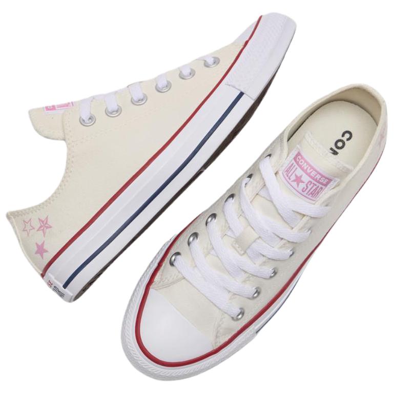 Converse All Star Comfortable Versatile Durable Low-Top Canvas Shoes Unisex Sneakers Off-White A15504C