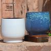 Large Handmade Coarse Pottery Plant Pot: Ceramic Orchid & Succulent Planter, Bougainvillea Zisha Jar.