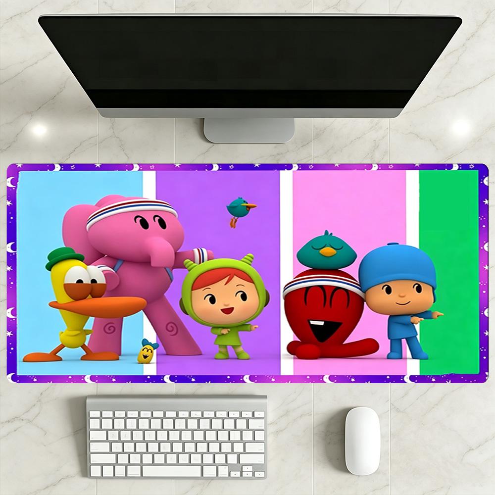 Pocoyo Gaming Mouse Pad Keyboard Pad Ultra-Long Desk Mat Non-Slip Rubber Bottom Perfect Gift for Gamers