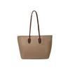 [Ailiyumo] Tote Bag Ladies Commute Business Bag A4 Large Capacity Bag Lightweight Waterproof With Zipper Plain Color Adult Elegant Independence PU