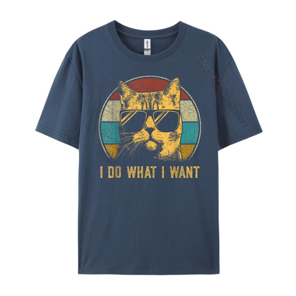 Cat Themed For Unisex Funny I Do What I Want Cat T-Shirts Cheap Large Size Wholesale Tshirts 100 Pcs Unisex Tshirt Creative