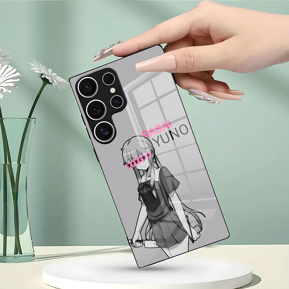 Чехол для телефона Гасай Юно для Samsung S26 S25 Edge Ultra 23 22 21 20 Ultra Plus S24 Fe Стеклянный чехол