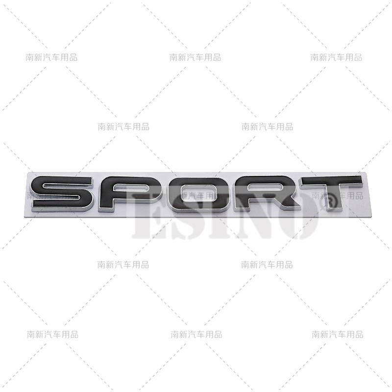 ABAA1 Car 3D Sport Car Trunk Metal Badge Emblem For Car Rear Tailgate Fender Door Adhesive Badge for Land Rover Range Rover Sport