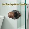 Removable Suction Cup Door Handle Anti-slip Shower Wall Hanger Hanging Towel Rack  Wardrobe Door
