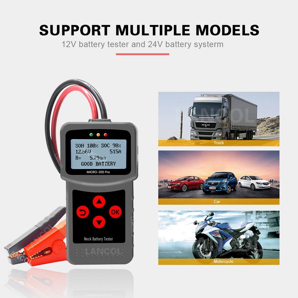 12V Micro-200 PRO Car & Motorcycle Battery Testing Instrument