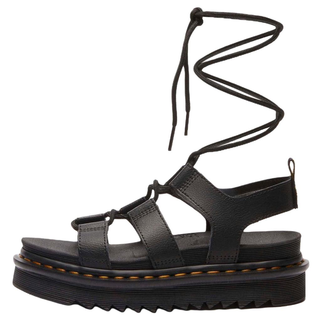 Dr. Martens Nartilla Athena Leather Gladiator Sandals Black Women Sneakers 31617001