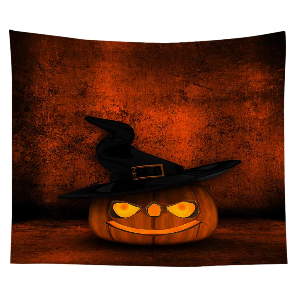 Home Decor Halloween Wall Hanging Gothic Print Tapestry  Witchcraft Supplies Dorm Rug 230x180cm Tapiz