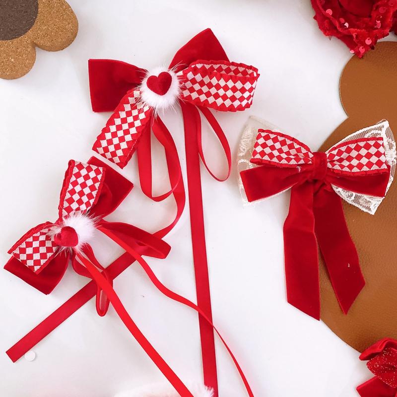 Аксессуары для волос Милый бант с блестками Универсальный год