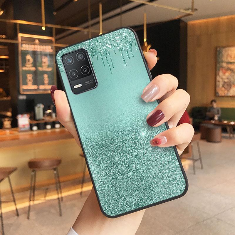 Розовый блестящий чехол для телефона OPPO Realme GT 2 Pro X2 Pro XT C25S 8 7 6 Pro 6i GT Master C3 C21 C21Y C11 X3 SuperZoom