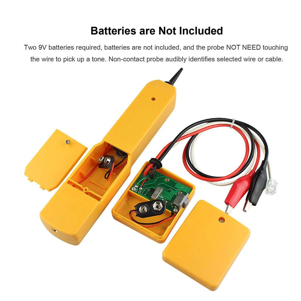 Multifunctional Network Telephone Line Cable Trackers Sensors Receiver Set Line Finder Detector Tool with Storage Bag