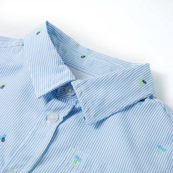 Chemise pour enfants bleu clair 5 dimensions disponibles