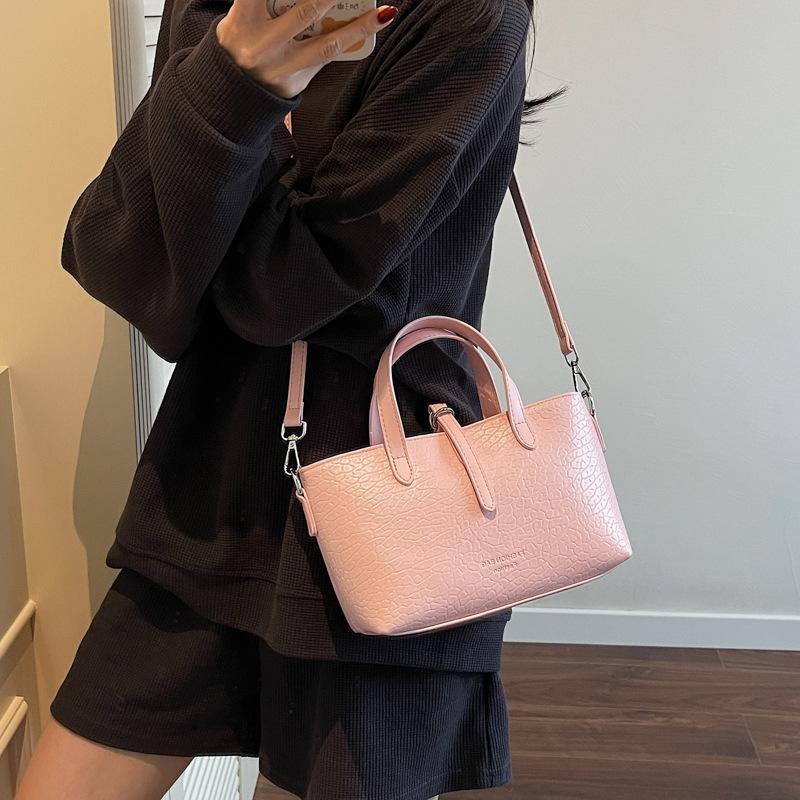 Текстурированная сумка-тоут женская новая модная текстурированная сумка на плечо популярная сумка-мессенджер для поездок на работу