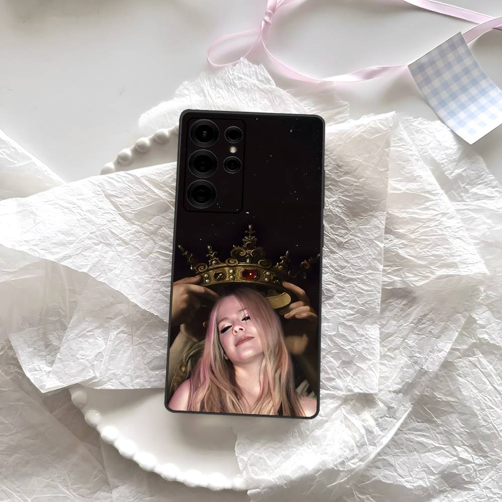Чехол для телефона Avril Ramona Lavigne для Samsung S 24 Fe 25 Ultra Plus 20 Lite 21 30 22 23 24 22 Ultra 5G Fundas