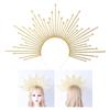 Goddess Halos Hairband Stylish Crown Halloween Cosplay Headdress Jewelry Elegant Headband for Weddings and Parties