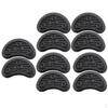 10x Glue On Shoe Sole Tips Anti Slip Rubber Protectors Repairs Supply