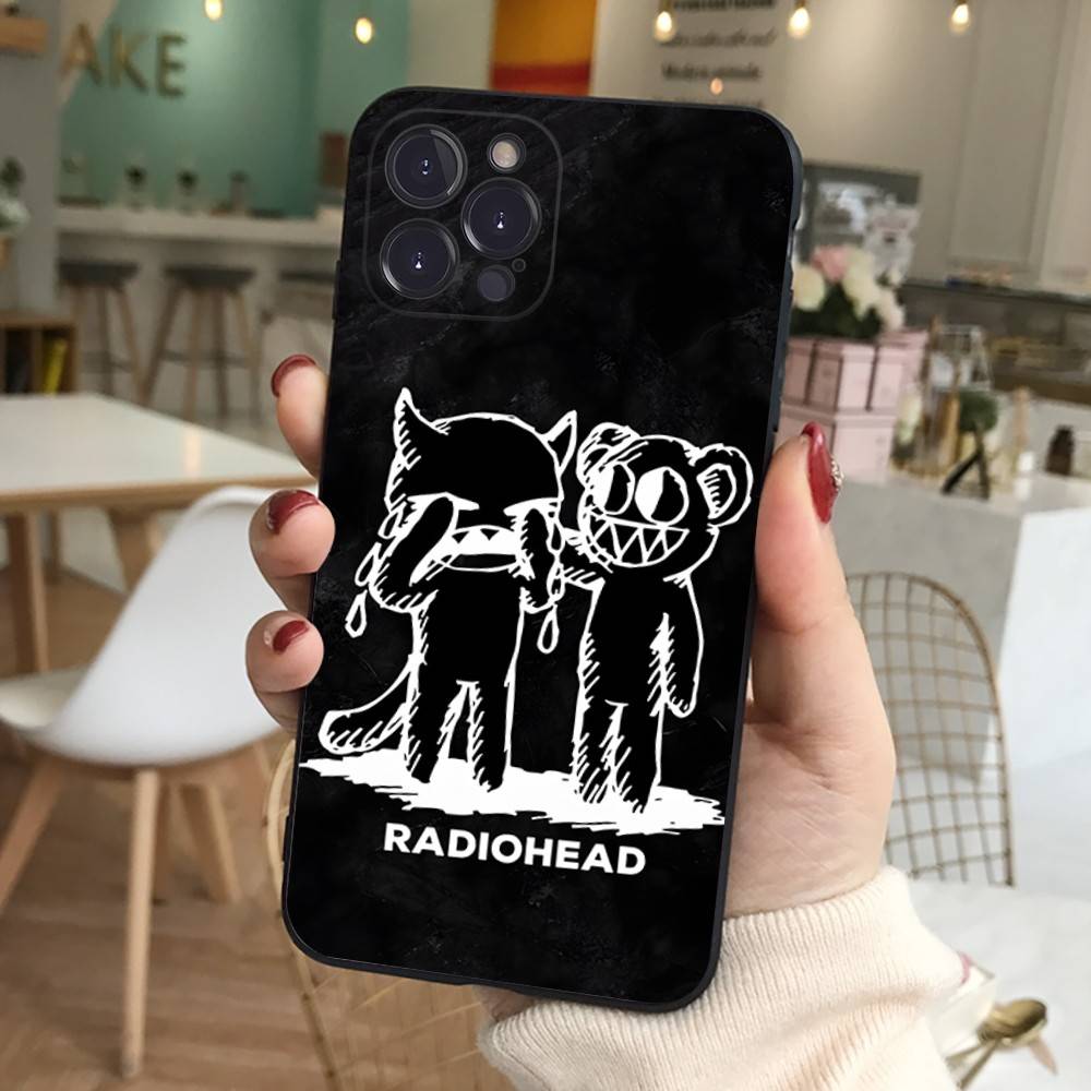 Чехол для телефона Rock-группы R-Radiohead для IPhone 17 Air 16 Pro Max 15 14 13 12 11 Mini Мягкая задняя крышка из ТПУ