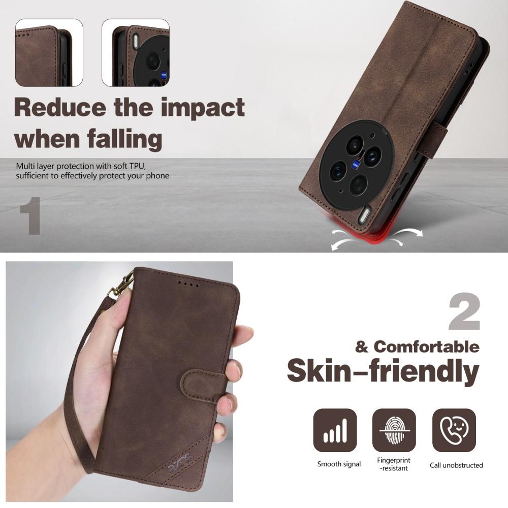 For VIVO X300 Ultra Phone Case Wallet Shell Protective Card Slot Flip Pu Leather Shockproof Back Cover